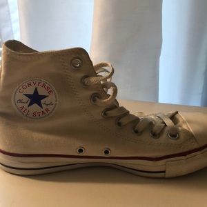 White High Top Converse.